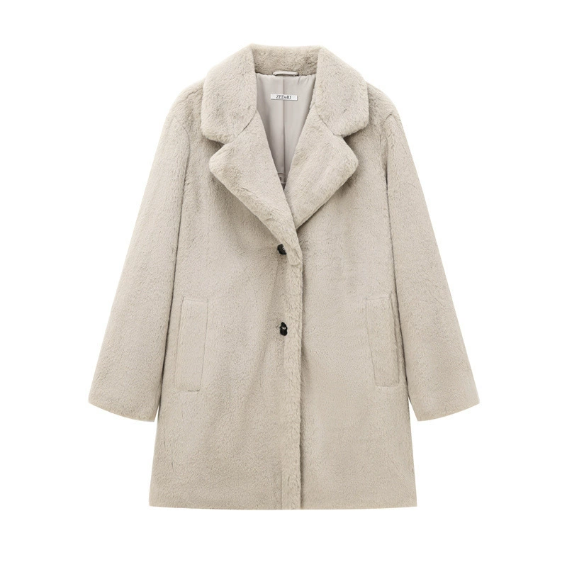Teddy Damen Mantel Elegant | Winter Warm