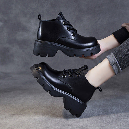 Damen Dirndl Schuhe | Knöchelstiefel Mit Schnürung