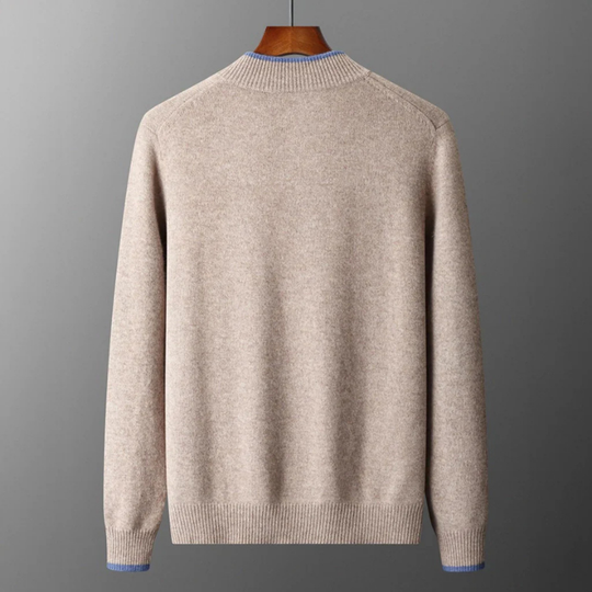 Strickjacke Mit Reißverschluss Für Herren | Leicht Gefüttert Und Zeitlos