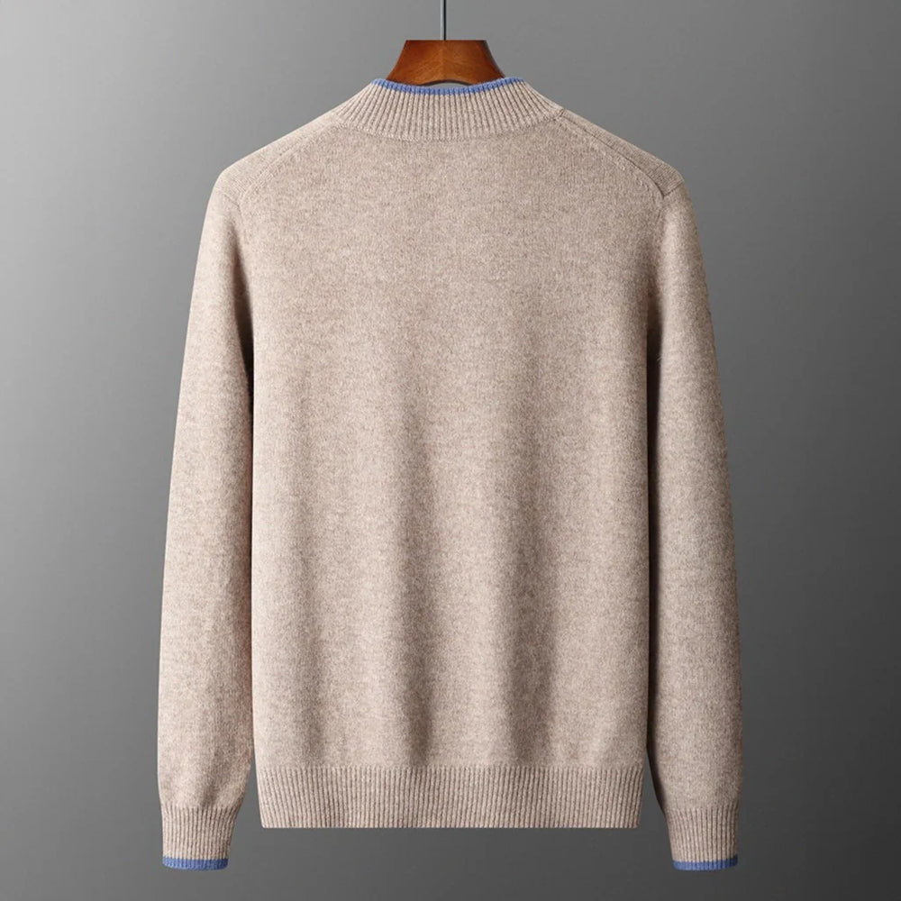 Strickjacke Mit Reißverschluss Für Herren | Leicht Gefüttert Und Zeitlos