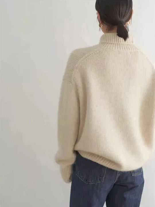 Rollkragen Pullover Damen Langarm | Klassisch & Bequem