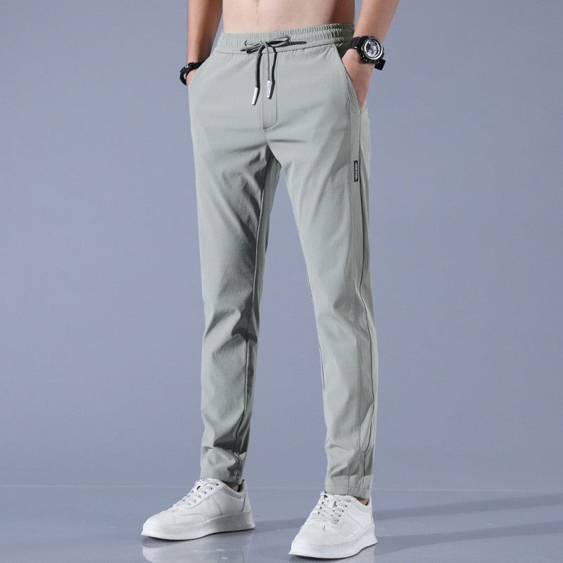 Dehnbare Kordelzug Hose für Herren