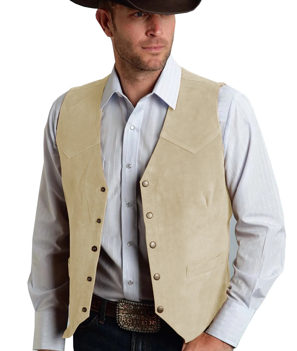 Herren Trachtenhemd | Klassisches Geknöpftes Vest