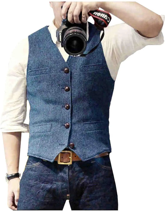 Herren Trachtenhemd | Klassisches Slim Fit Vest
