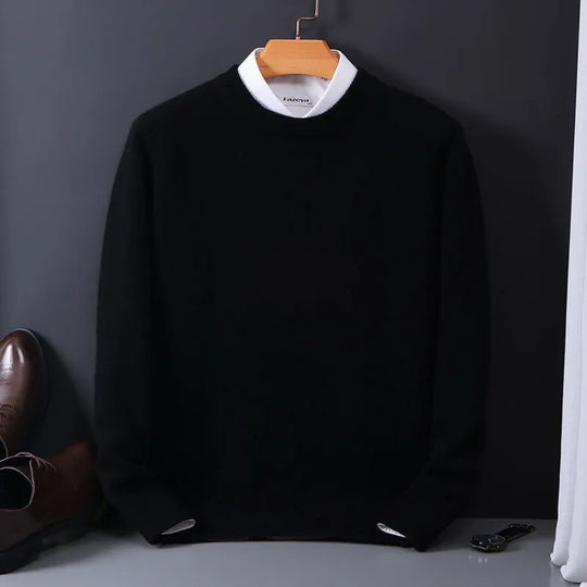 Feinstrick Pullover Herren Langarm | Modern & Hautfreundlich