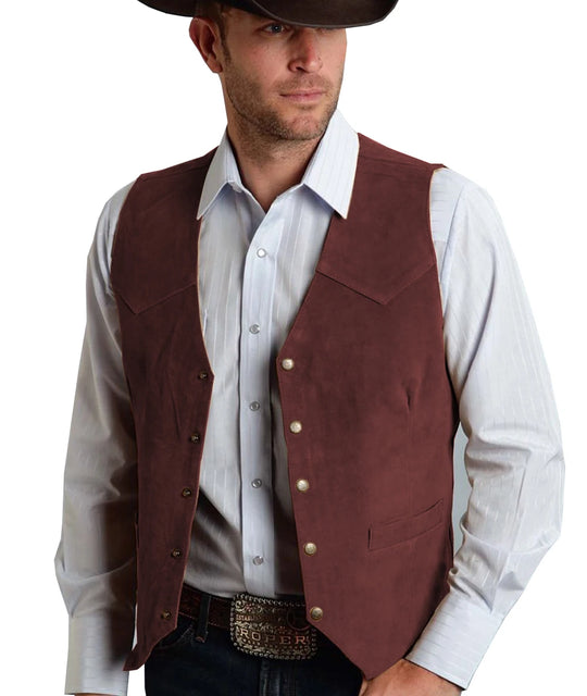 Herren Trachtenhemd | Klassisches Geknöpftes Vest