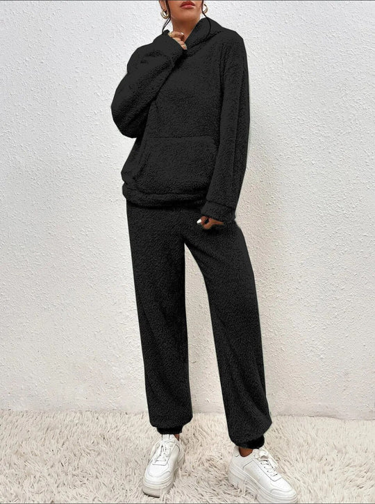 Damen Weiches Fleece Lounge-Set | Zweiteilig Gemütlich