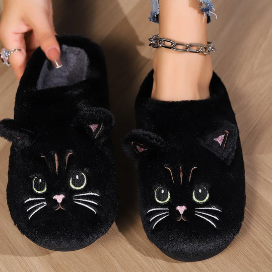 Katzen-Hausschuhe Damen Warm | Niedlich & Alltagstauglich