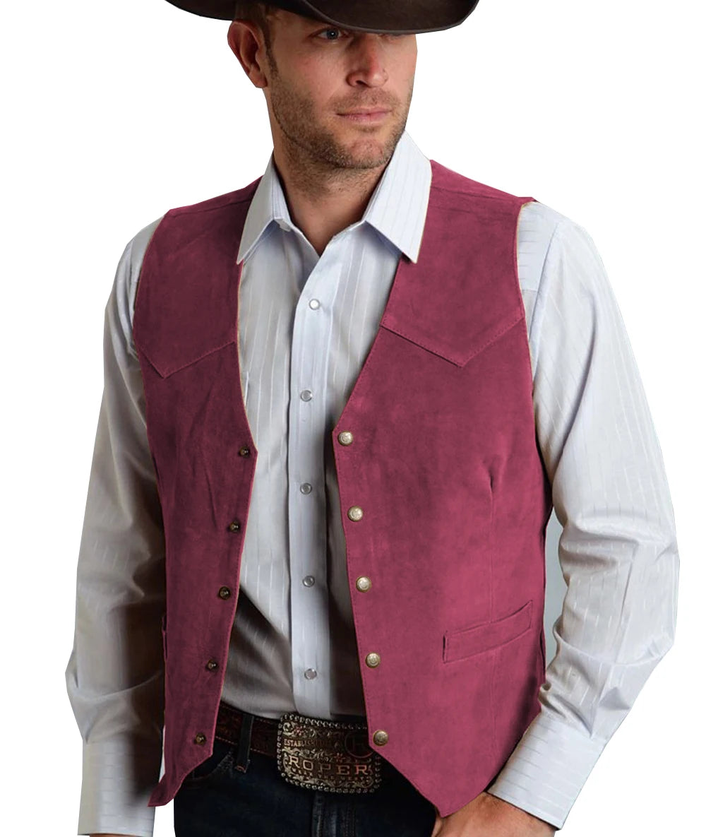 Herren Trachtenhemd | Klassisches Geknöpftes Vest