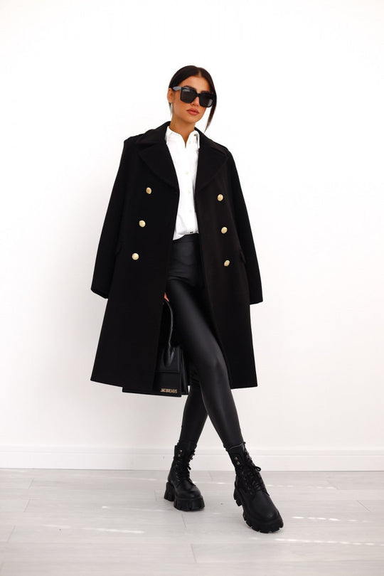 Trenchcoat Damen Klassisch | Lang Wintermantel Elegant