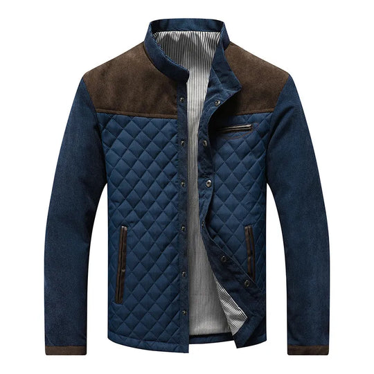 Übergangsjacke Herren Modern | Gesteppte Jacke Leicht Windabweisend