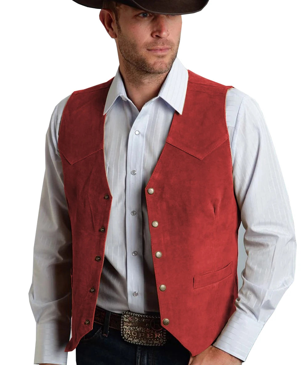 Herren Trachtenhemd | Klassisches Geknöpftes Vest