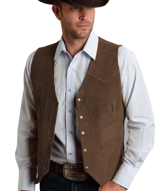 Herren Trachtenhemd | Klassisches Geknöpftes Vest