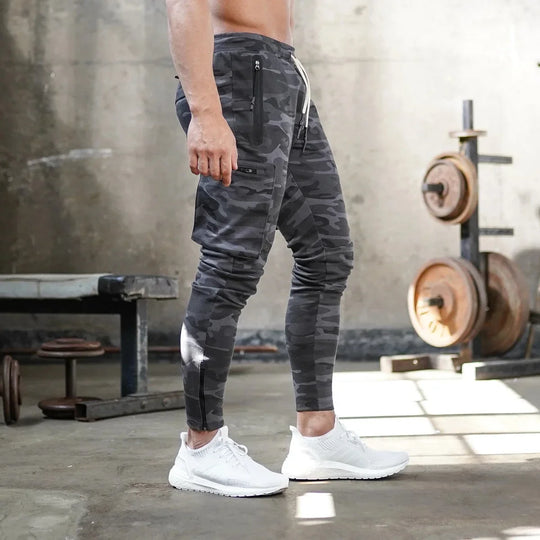 Jogginghosen Herren Camouflage | Sporthose Mit Reißverschluss