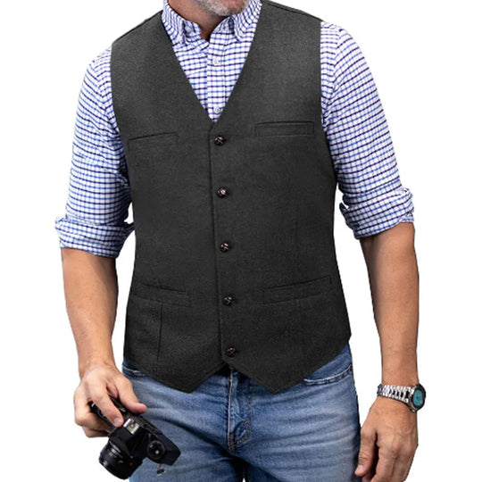 Herren Trachtenhemd | Klassisches Slim Fit Vest