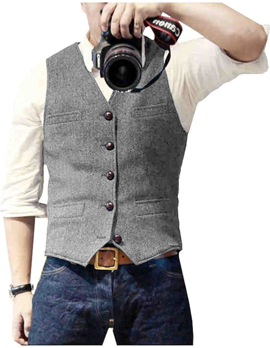 Herren Trachtenhemd | Klassisches Slim Fit Vest