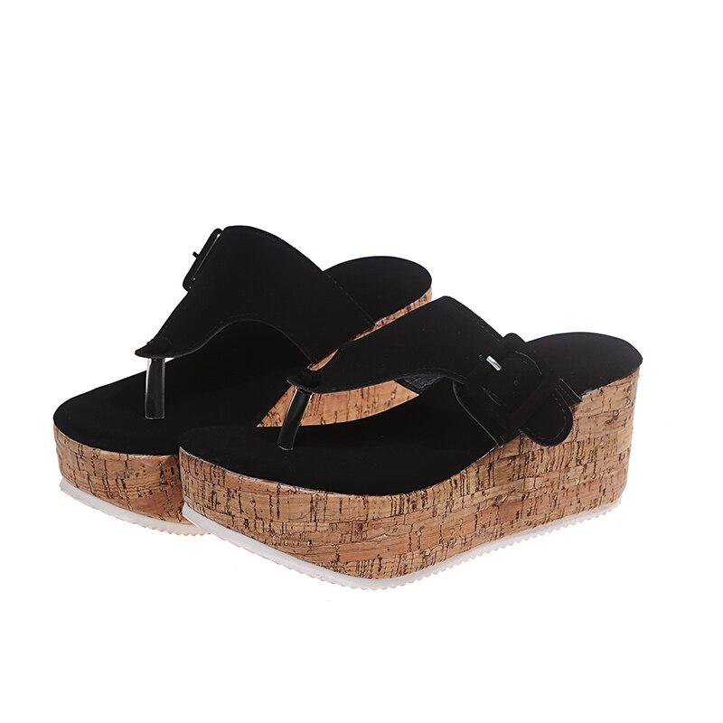 Keilsandalen mit Verstellbarer Schnalle für Damen