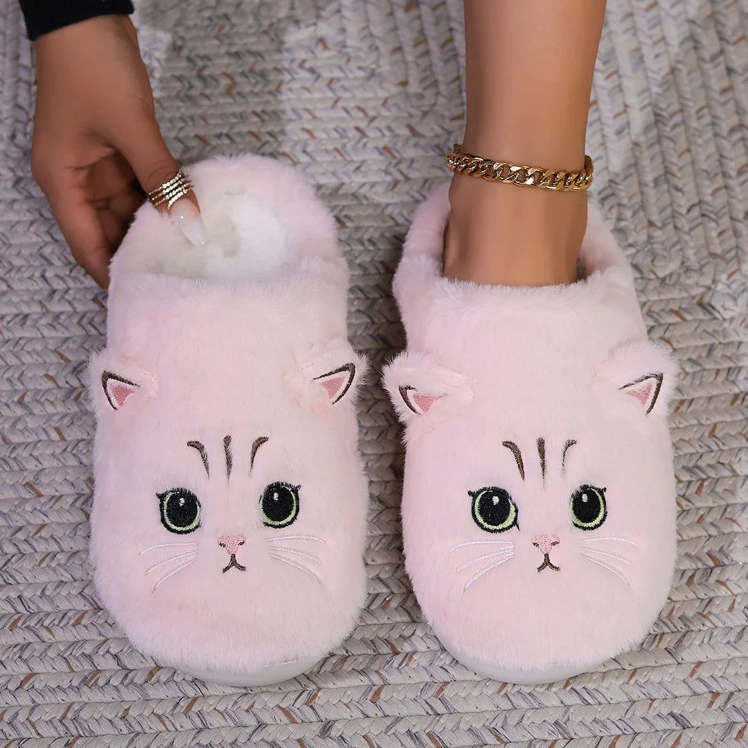 Katzen-Hausschuhe Damen Warm | Niedlich & Alltagstauglich