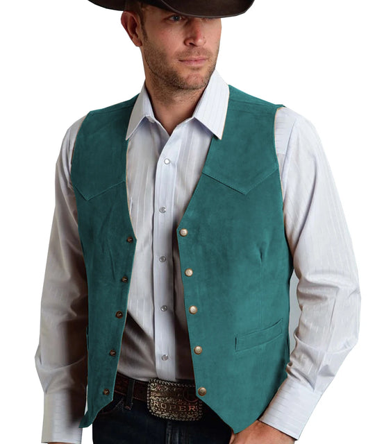 Herren Trachtenhemd | Klassisches Geknöpftes Vest