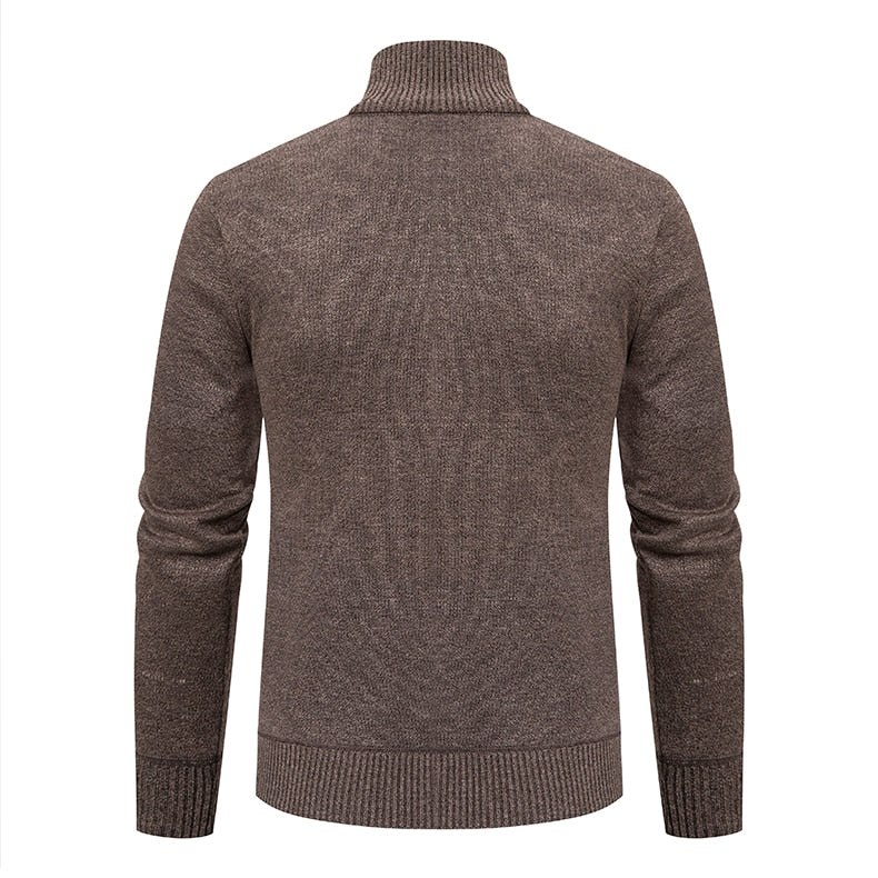 Business Strickjacke mit Reißverschluss für Männer