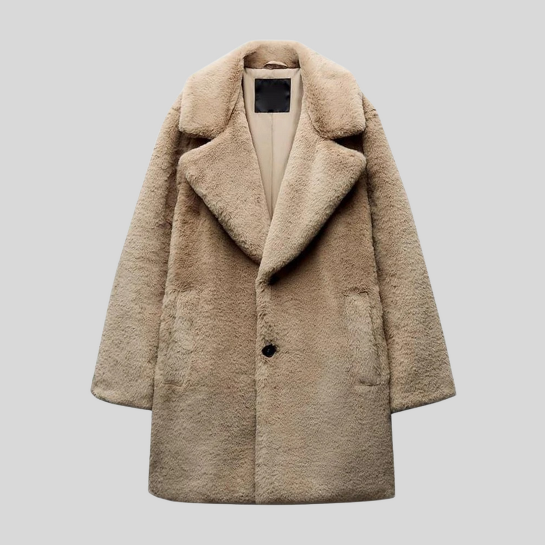 Teddy Damen Mantel Elegant | Winter Warm