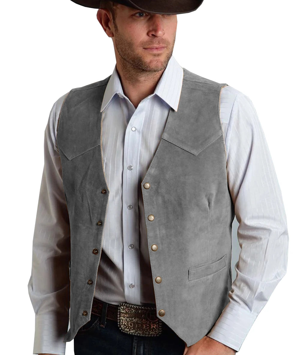 Herren Trachtenhemd | Klassisches Geknöpftes Vest