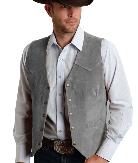 Herren Trachtenhemd | Klassisches Geknöpftes Vest