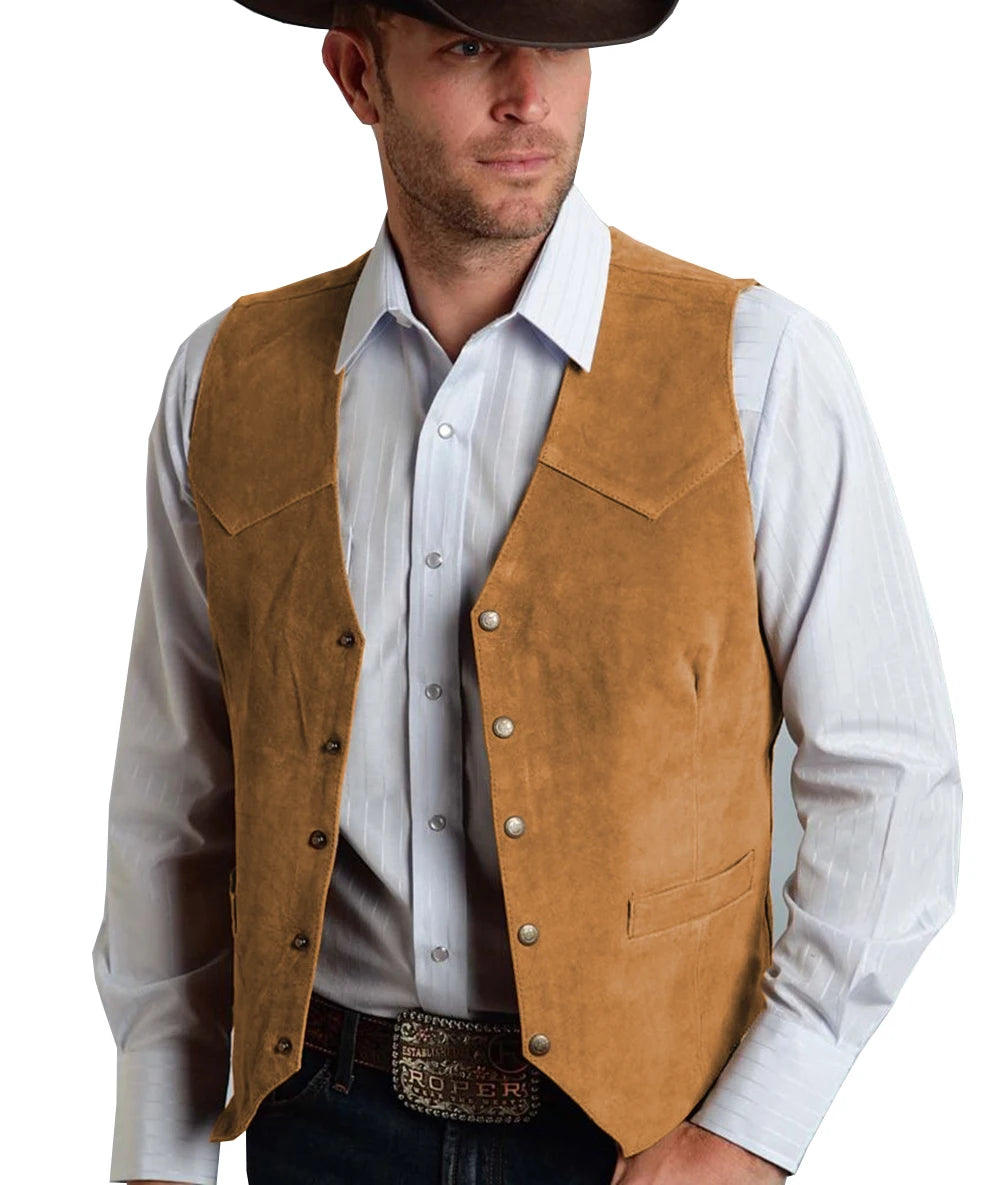 Herren Trachtenhemd | Klassisches Geknöpftes Vest