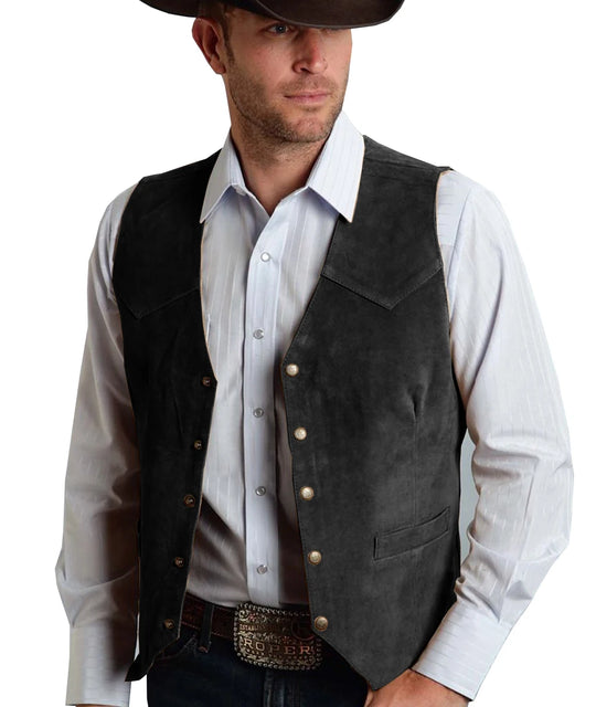 Herren Trachtenhemd | Klassisches Geknöpftes Vest