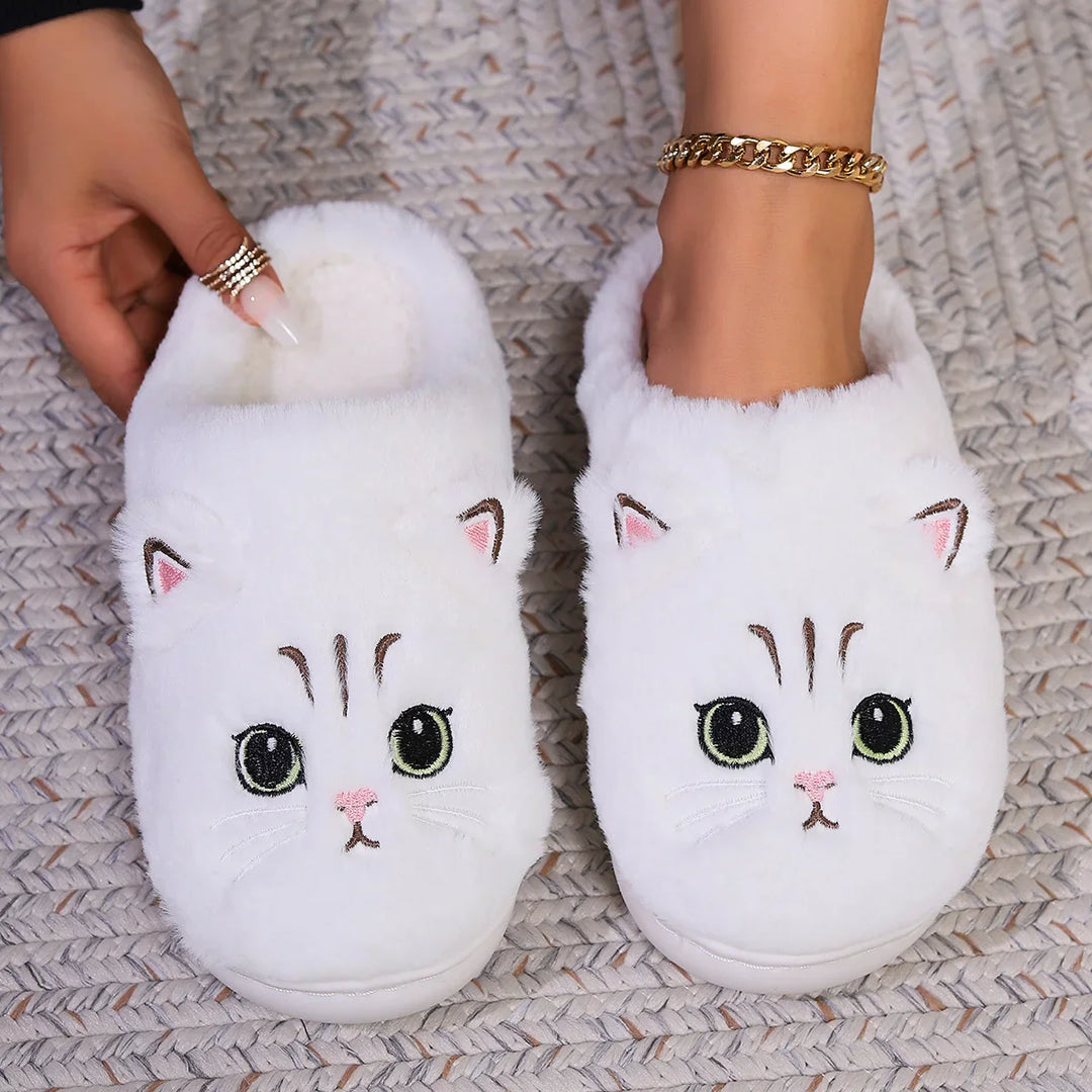 Katzen-Hausschuhe Damen Warm | Niedlich & Alltagstauglich