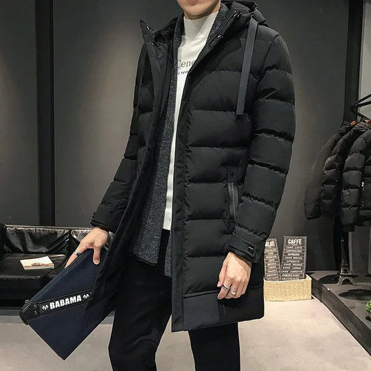 Winterjacke mit Kapuze für Männer