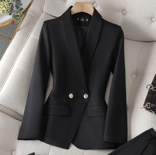 Damen Figurbetonter Blazer | Klassisch Zeitlos Mit Knopfdetails