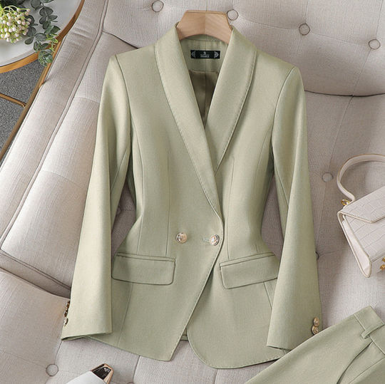 Damen Figurbetonter Blazer | Klassisch Zeitlos Mit Knopfdetails