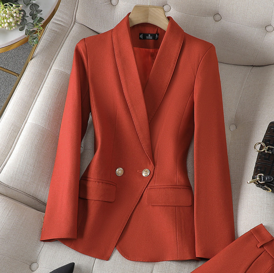 Damen Figurbetonter Blazer | Klassisch Zeitlos Mit Knopfdetails