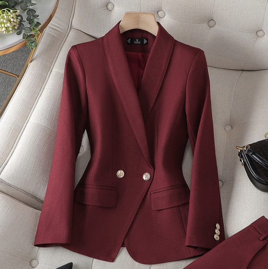 Damen Figurbetonter Blazer | Klassisch Zeitlos Mit Knopfdetails