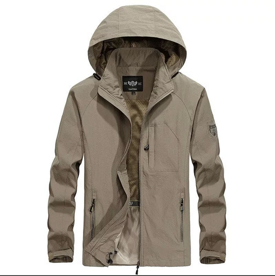 Kapuzenjacke mit Reißverschluß und Taschen für Männer