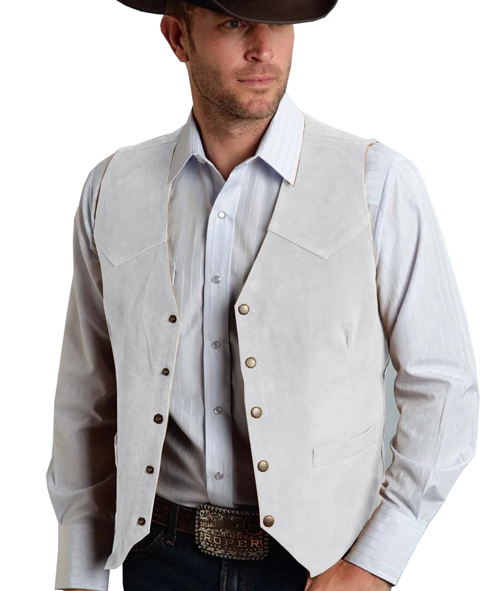 Herren Trachtenhemd | Klassisches Geknöpftes Vest