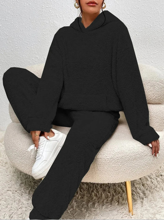 Damen Weiches Fleece Lounge-Set | Zweiteilig Gemütlich