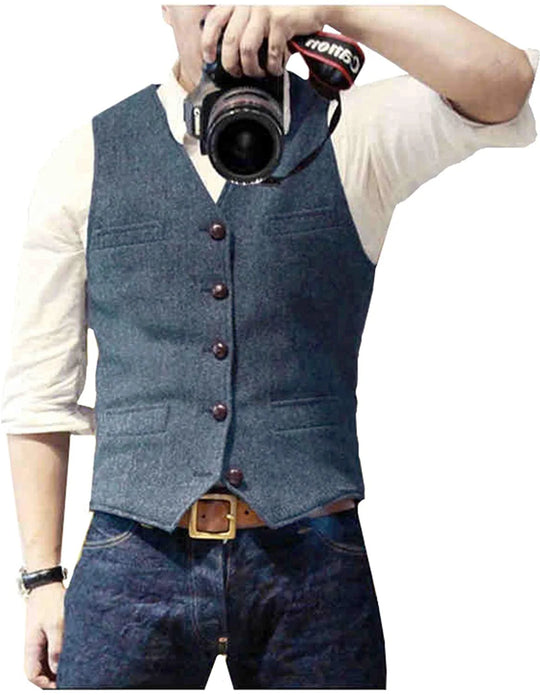 Herren Trachtenhemd | Klassisches Slim Fit Vest
