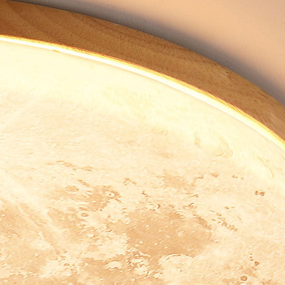 Deckenleuchte Rund Mond & Erde Design | Oberfläche Montage