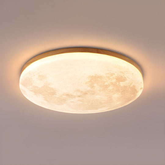 Deckenleuchte Rund Mond & Erde Design | Oberfläche Montage