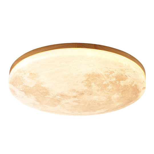 Deckenleuchte Rund Mond & Erde Design | Oberfläche Montage