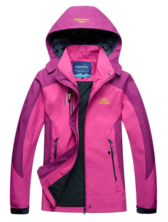 Damen Regenjacke Outdoorjacke Wasserdicht | Warm & Funktional