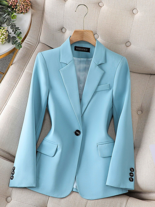 Damen Blazer Einreihig Tailliert | Modern Büro Alltag