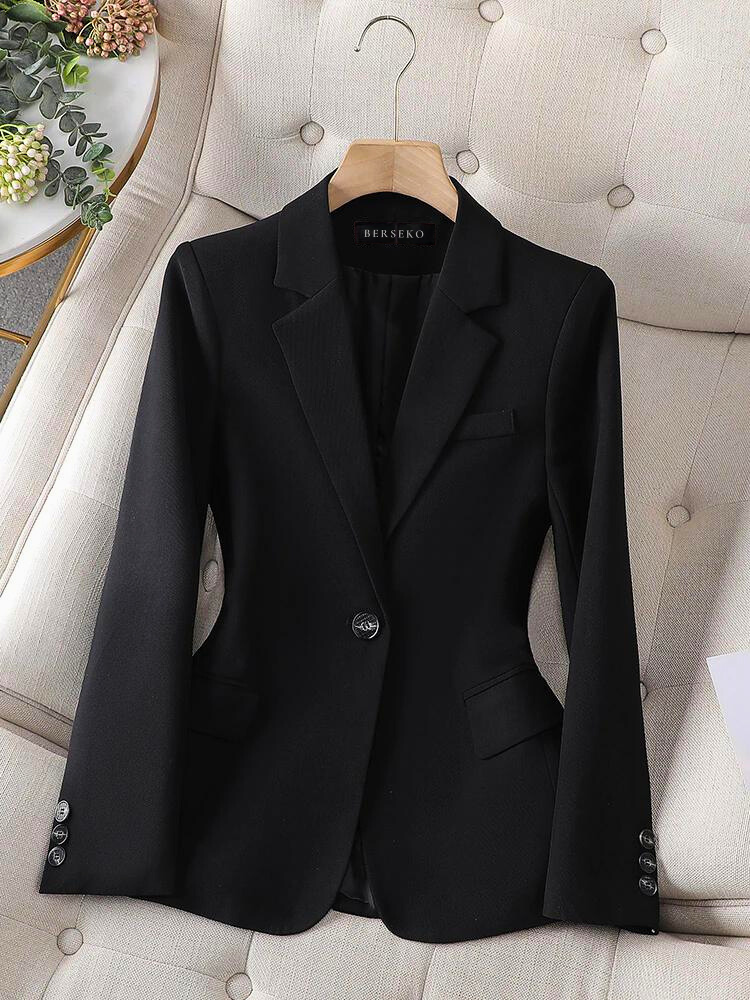 Damen Blazer Einreihig Tailliert | Modern Büro Alltag