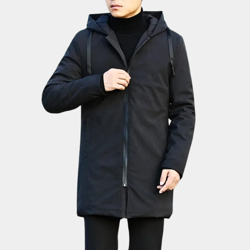 Regenjacke Herren Winter Gefüttert | Übergangsjacke Mit Kapuze