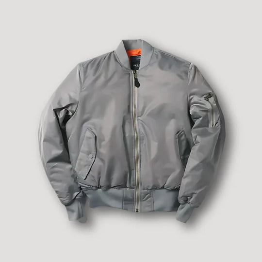 Bomberjacke mit Reissverschluss und Taschen für Männer