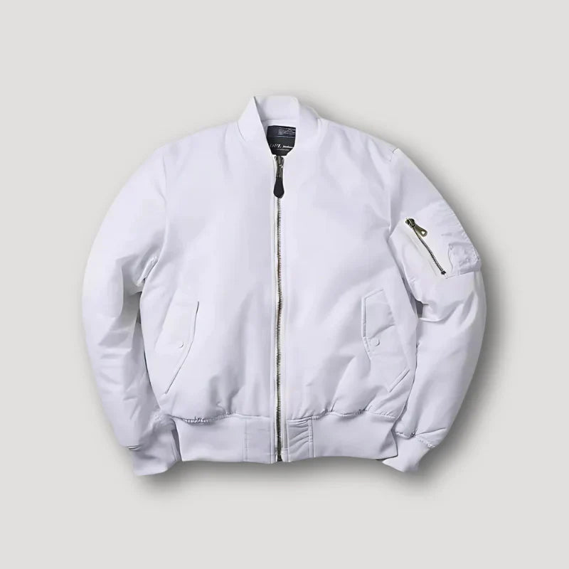 Bomberjacke mit Reissverschluss und Taschen für Männer