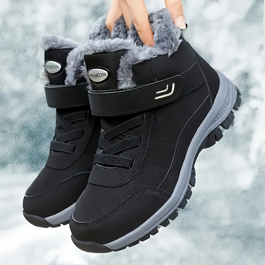 Winterschuhe Unisex Stiefel | Knöchelhoch mit Seitlichem Riemen