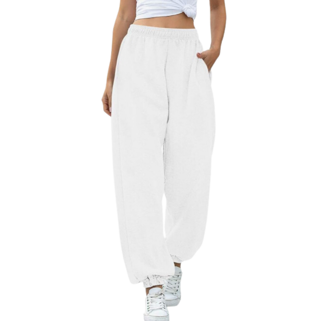 Jogginghosen Damen Baggy | Weite Hose Mit Bündchen